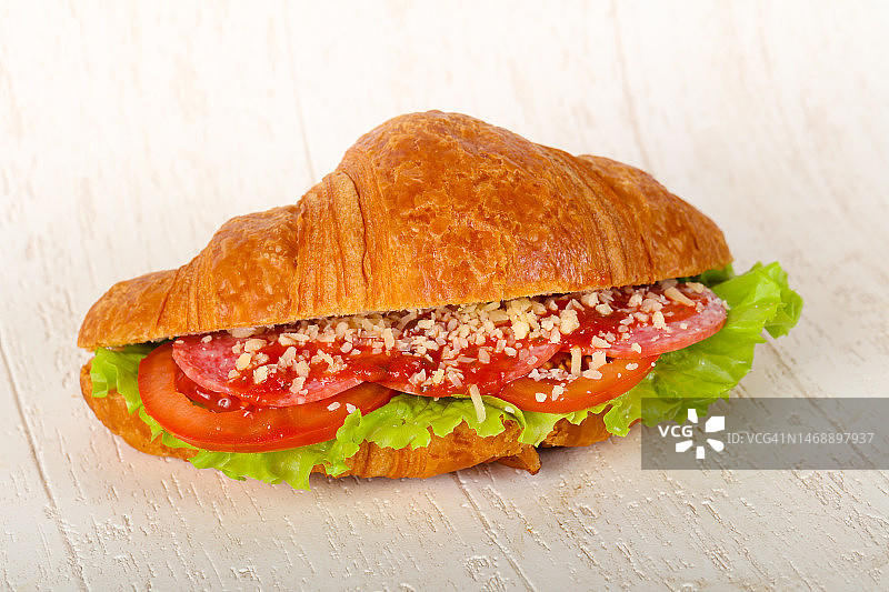 桌子上的三明治特写，罗马尼亚瓦斯卢伊图片素材