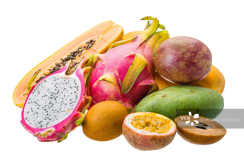 白色背景下的水果特写，罗马尼亚图片素材