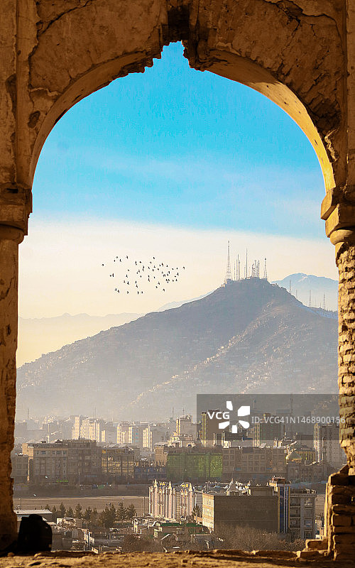 喀布尔城市建筑景观图片素材