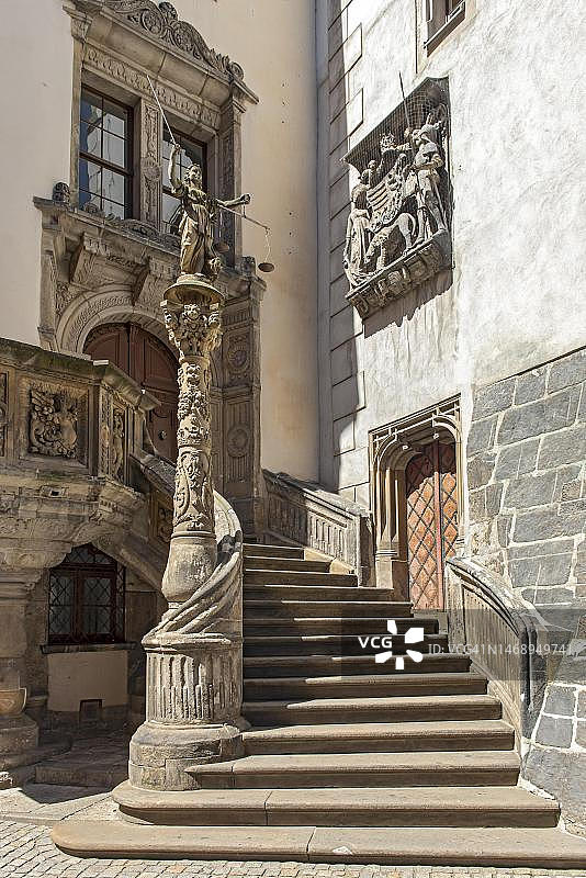 德国格尔利茨老市政厅楼梯图片素材