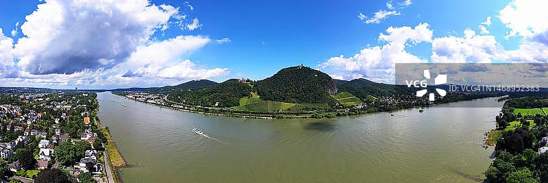 德国北莱茵-威斯特法伦州柯尼希斯温特Drachenburg城堡图片素材