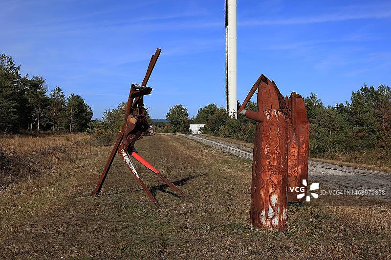希望之路艺术作品纪念碑图片素材