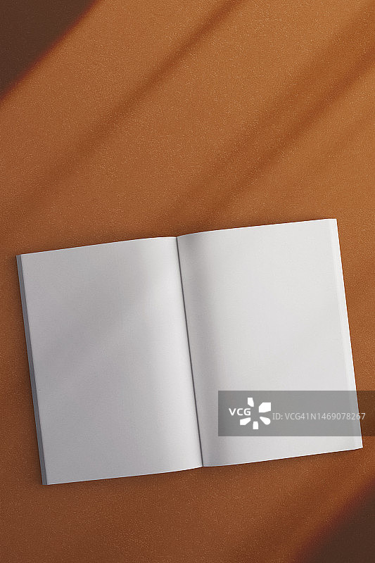 橙色抽象背景杂志模板图片素材