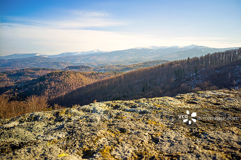 耶莱尼亚古拉谷地和克尔科诺谢山图片素材
