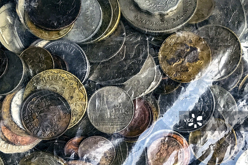 新加坡硬币图片素材