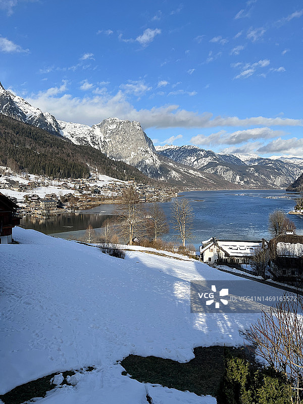 格伦德尔湖风光图片素材