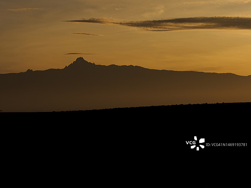 肯尼亚山日出图片素材