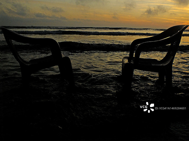 空椅子图片素材