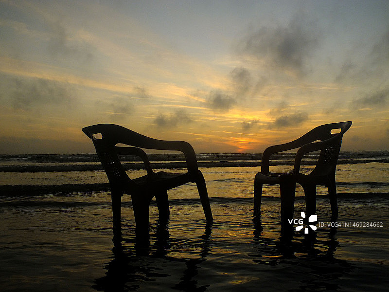 空椅子图片素材