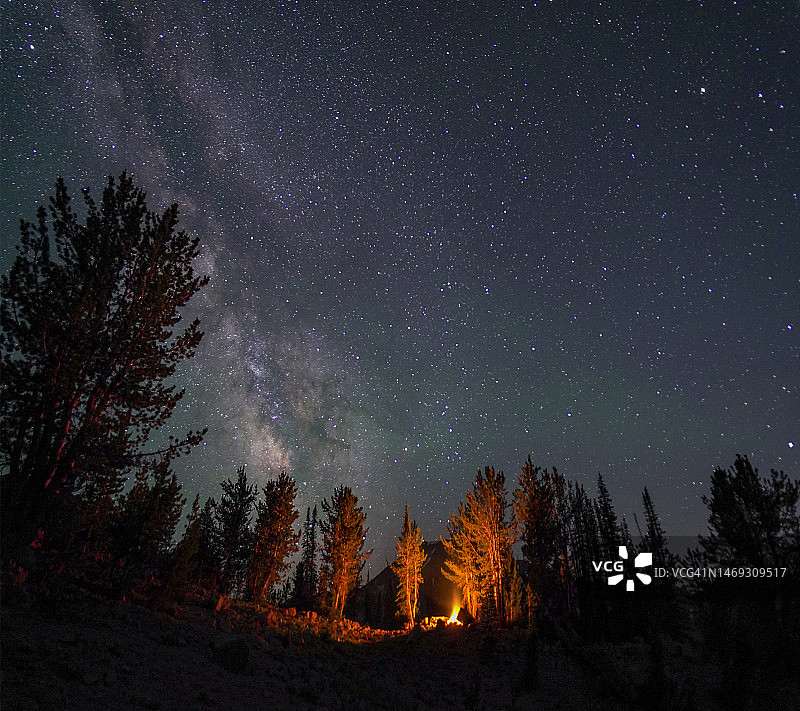 爱达荷州白色云环图片素材