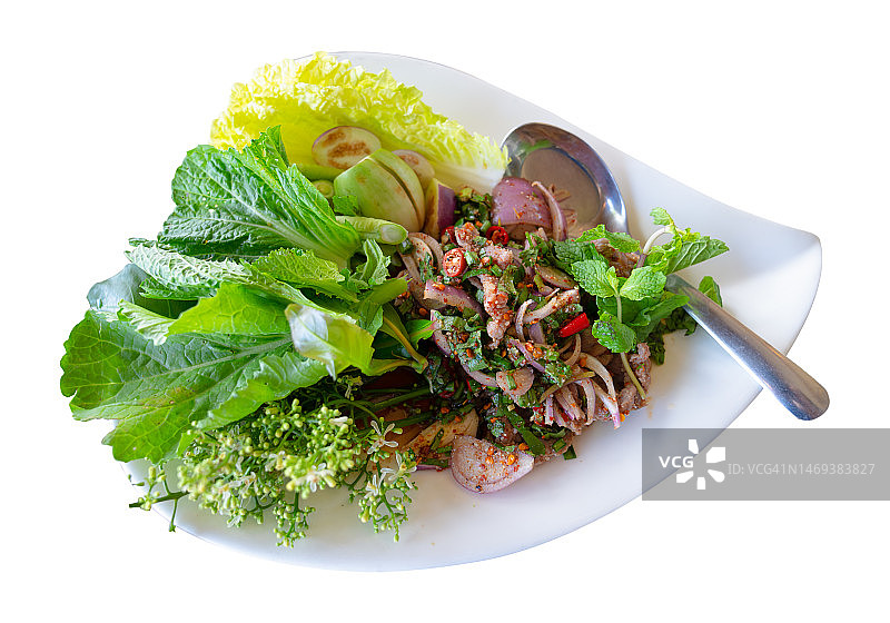 泰式牛肉沙拉图片素材