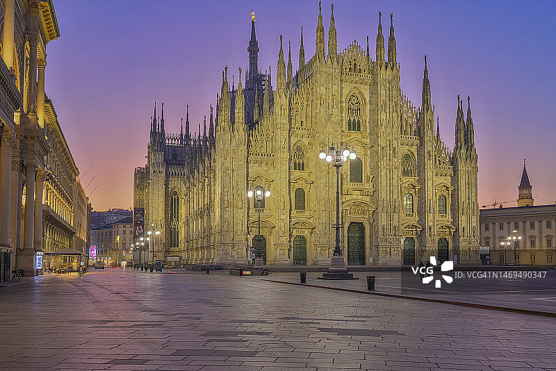 意大利伦巴第米兰大教堂图片素材