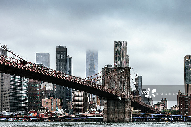 纽约市曼哈顿风光图片素材