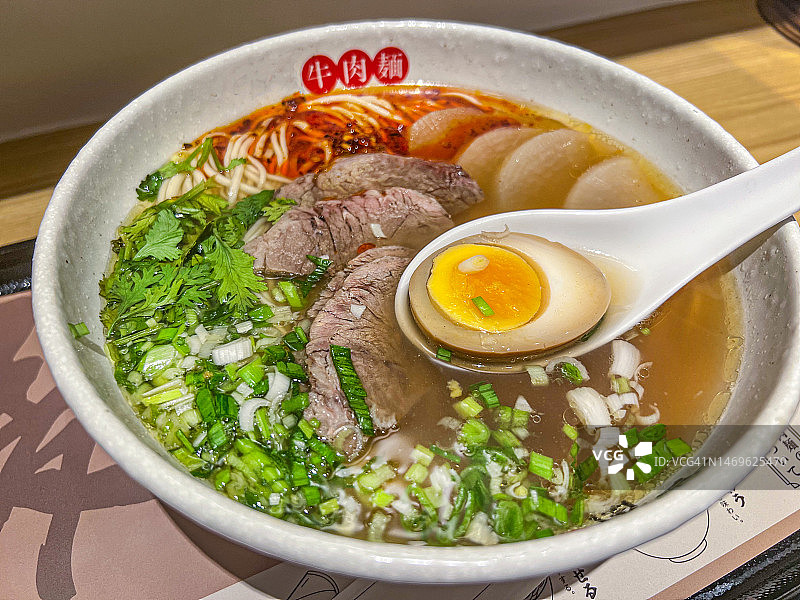 东京的兰州牛肉拉面图片素材