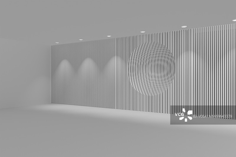 3D渲染：室内背景墙图片素材