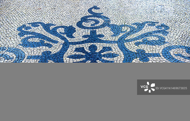 里斯本的人行道图片素材