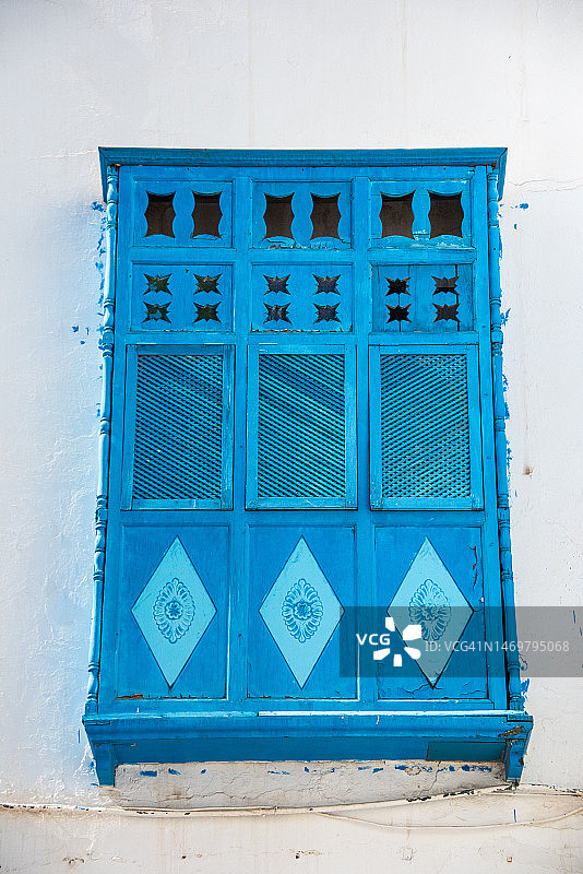 突尼斯百叶窗图片素材