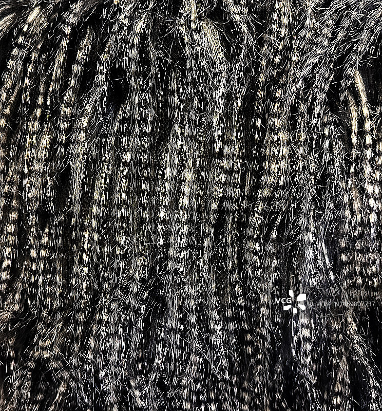 黑、白、灰色长毛地毯图片素材