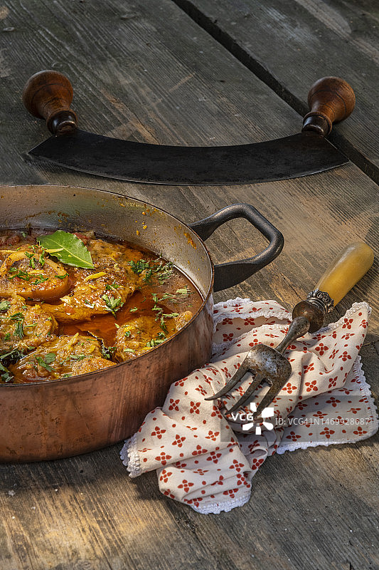 托斯卡纳小牛膝肉图片素材