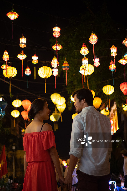 会安街道漫步图片素材