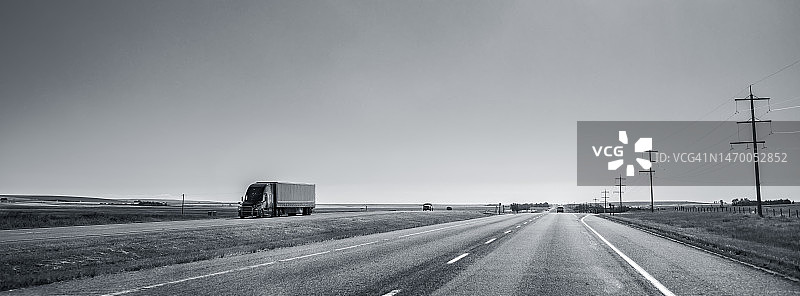 加拿大横贯公路大草原风光图片素材