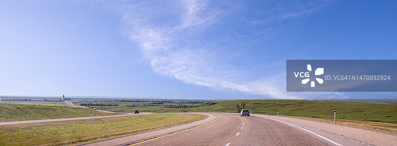 加拿大横贯公路大草原风光图片素材