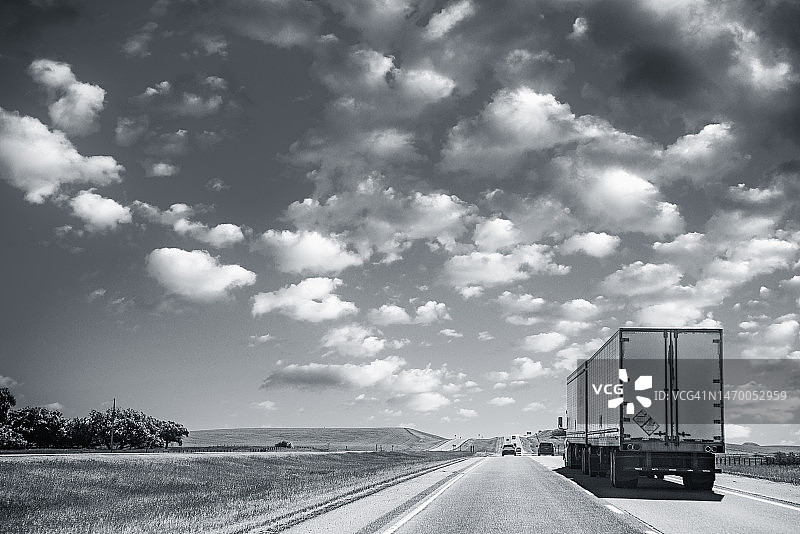 加拿大横贯公路大草原风光图片素材