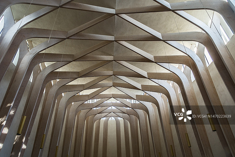 爱德华·金主教教堂，里彭神学院，卡德斯登，牛津郡，2012年。尼尔·麦克劳克林建筑事务所图片素材