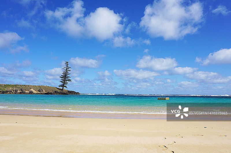 诺福克岛海滩风光图片素材