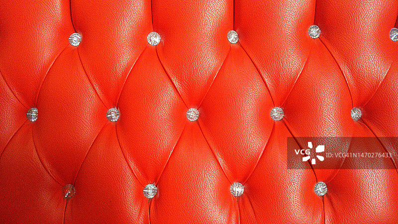 红色纹理菱形沙发，印度尼西亚图片素材