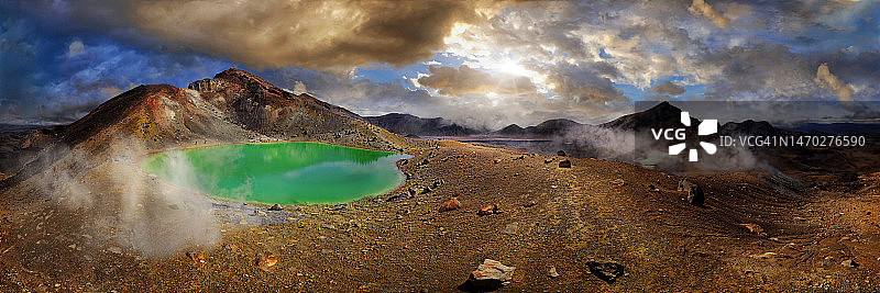 全景景观对天空图片素材