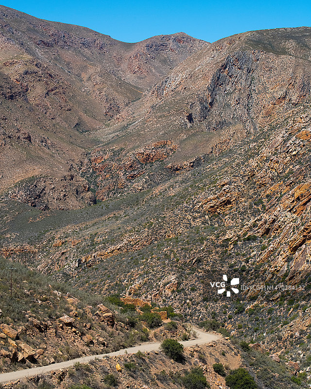 斯瓦特贝格山口通往锡站遗址图片素材