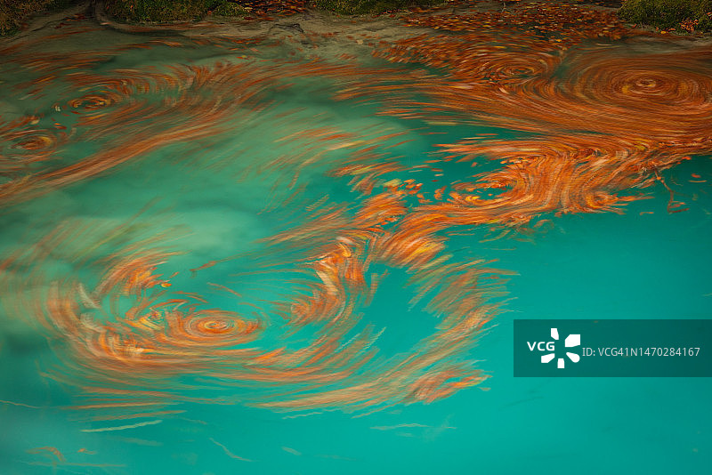 抽象图案全画幅镜头，巴克达诺，纳瓦拉，西班牙图片素材