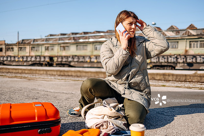 我丢失火车票和钱的地方图片素材