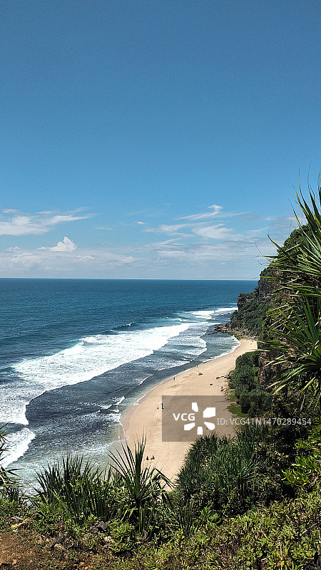 印度尼西亚特普斯海滩的景色图片素材