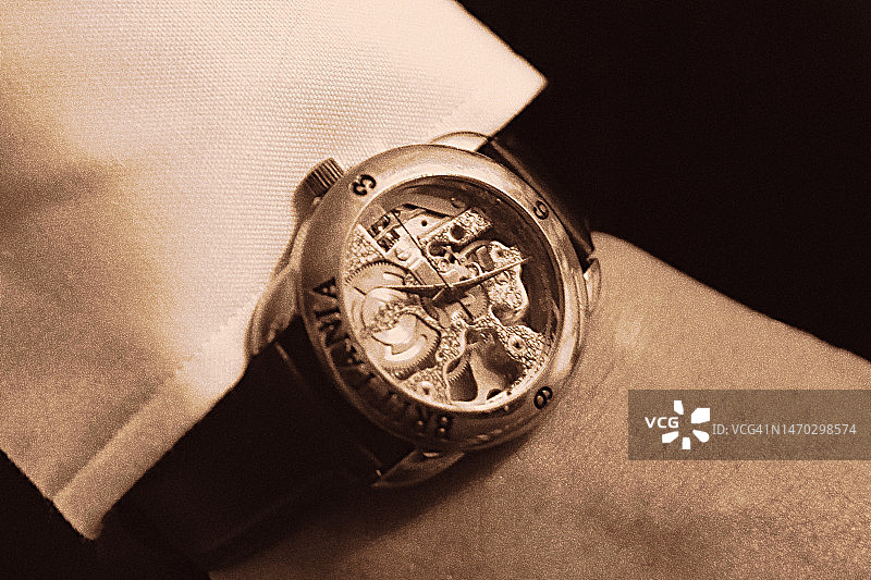怀表特写，斯波坎谷，华盛顿州，美国图片素材
