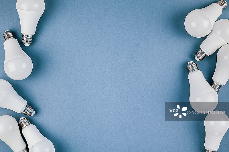 节能环保的LED灯泡，克罗地亚普拉图片素材