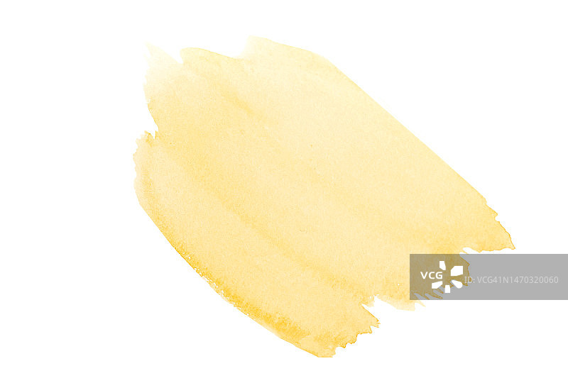 白色背景上孤立的橙色水彩模板，土耳其图片素材