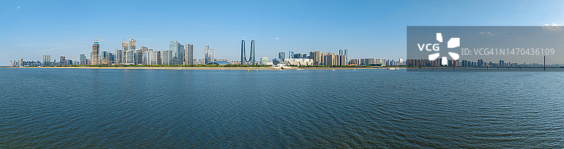 杭州城市天际线（白天）图片素材