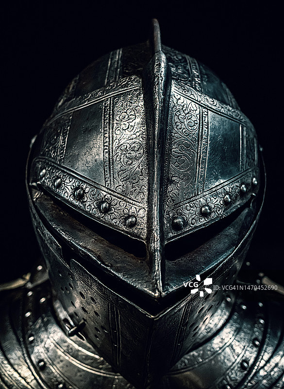 中世纪骑士头盔图片素材