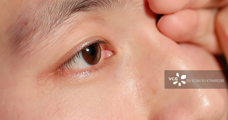 男人眼睛特写图片素材