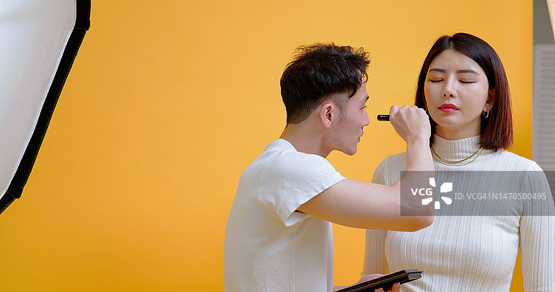 影棚拍摄照片图片素材