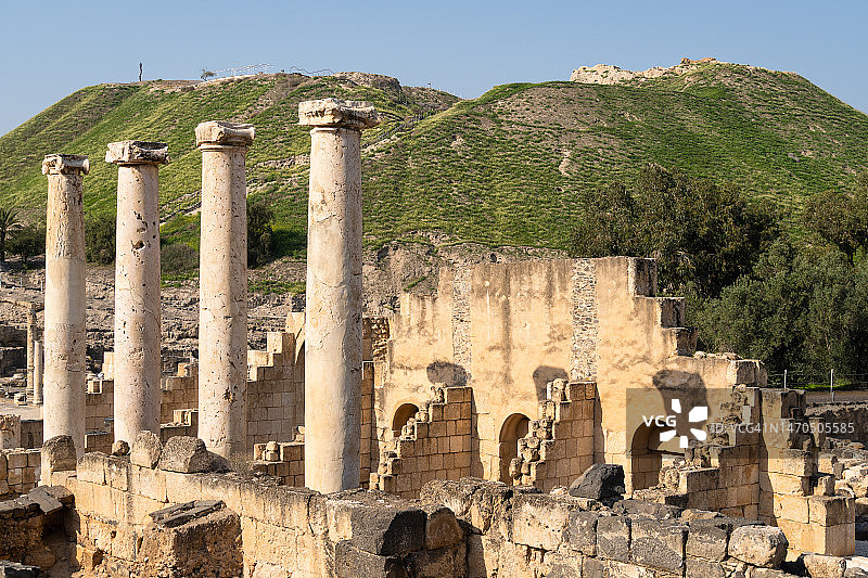 以色列贝特谢安遗址图片素材