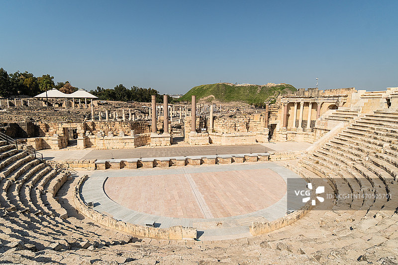 以色列贝特谢安遗址图片素材