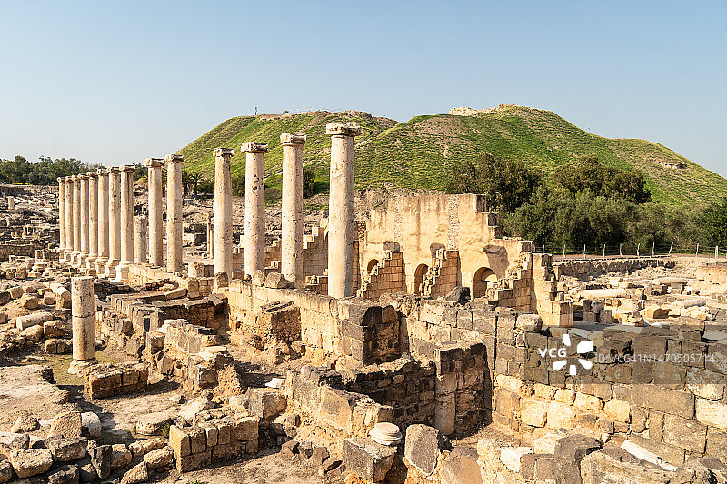 以色列贝特谢安遗址图片素材