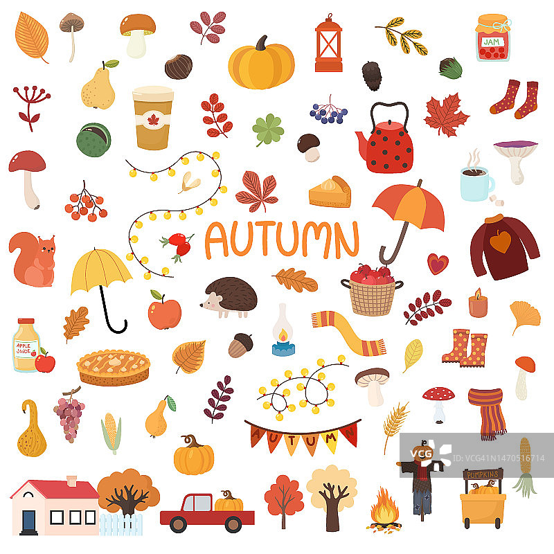 秋天落.eps图片素材