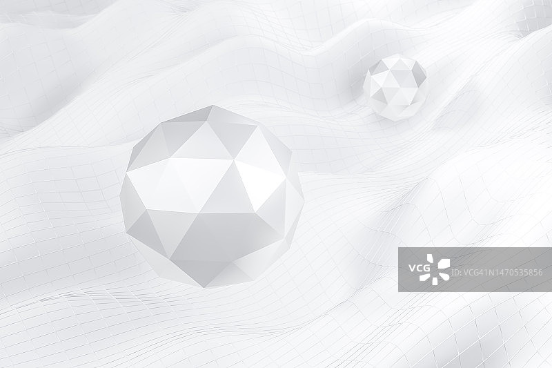 白色波浪图案抽象背景图片素材