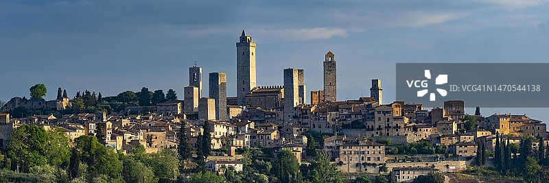 圣吉米尼亚诺，托斯卡纳，意大利图片素材