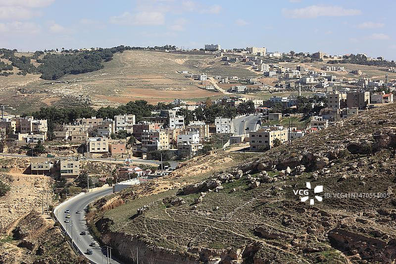 约旦的卡拉克村图片素材