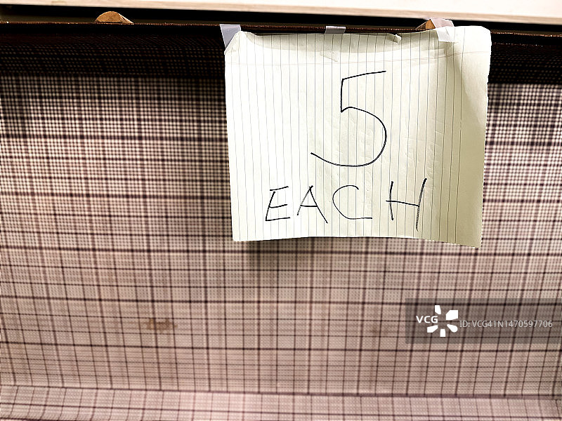 零售招牌5美元价格图片素材